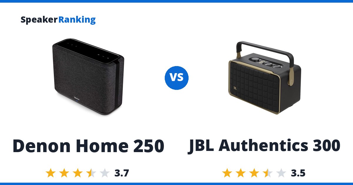 Denon Home 250 vs JBL Authentics 300