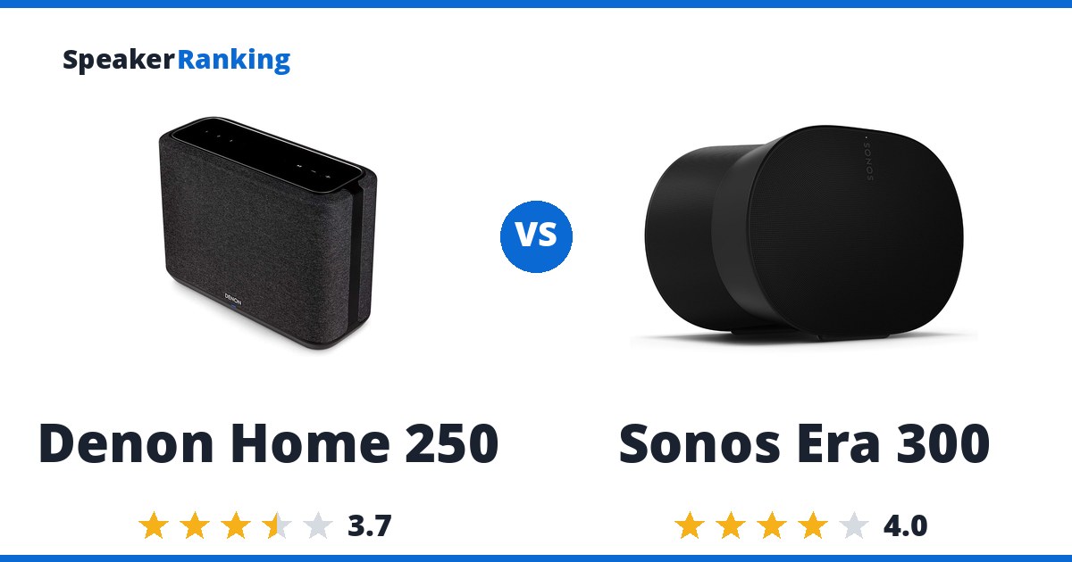 Denon Home 250 vs Sonos Era 300