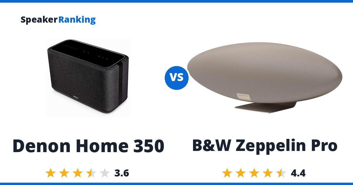 Denon Home 350 vs B&W Zeppelin Pro