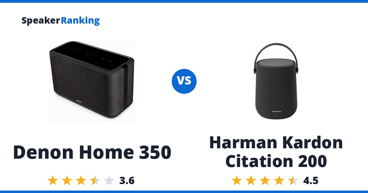 Denon Home 350 vs Harman Kardon Citation 200