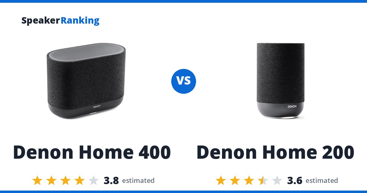 Denon Home 400 vs Denon Home 200