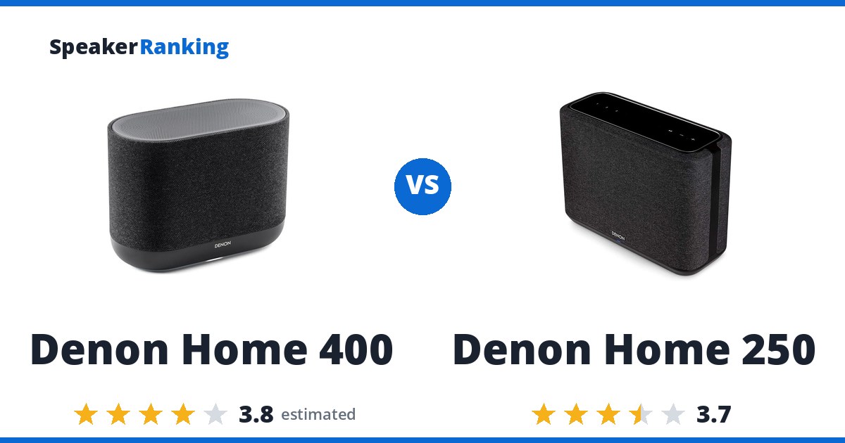 Denon Home 400 vs Denon Home 250