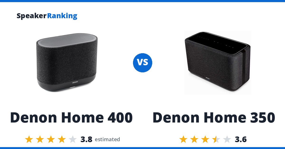 Denon Home 400 vs Denon Home 350