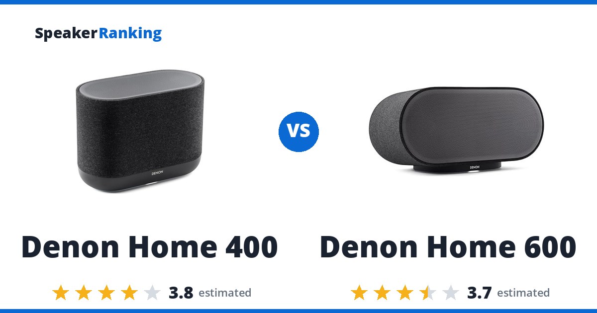 Denon Home 400 vs Denon Home 600
