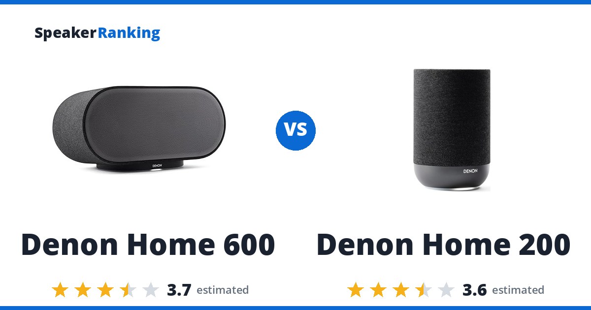 Denon Home 600 vs Denon Home 200