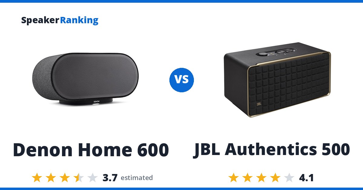 Denon Home 600 vs JBL Authentics 500