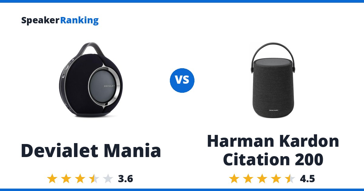 Devialet Mania vs Harman Kardon Citation 200