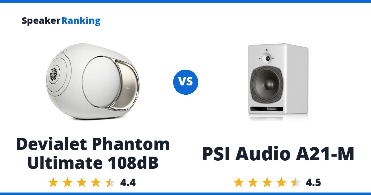 Devialet Phantom Ultimate 108dB vs PSI Audio A21-M