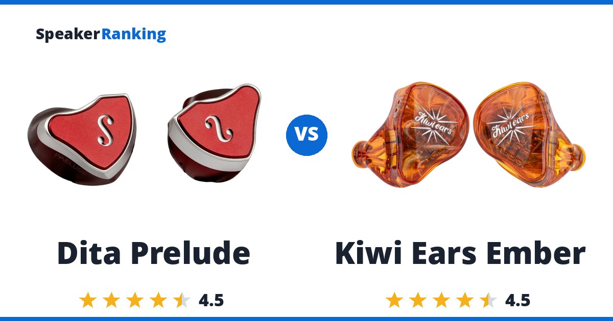 Dita Prelude vs Kiwi Ears Ember
