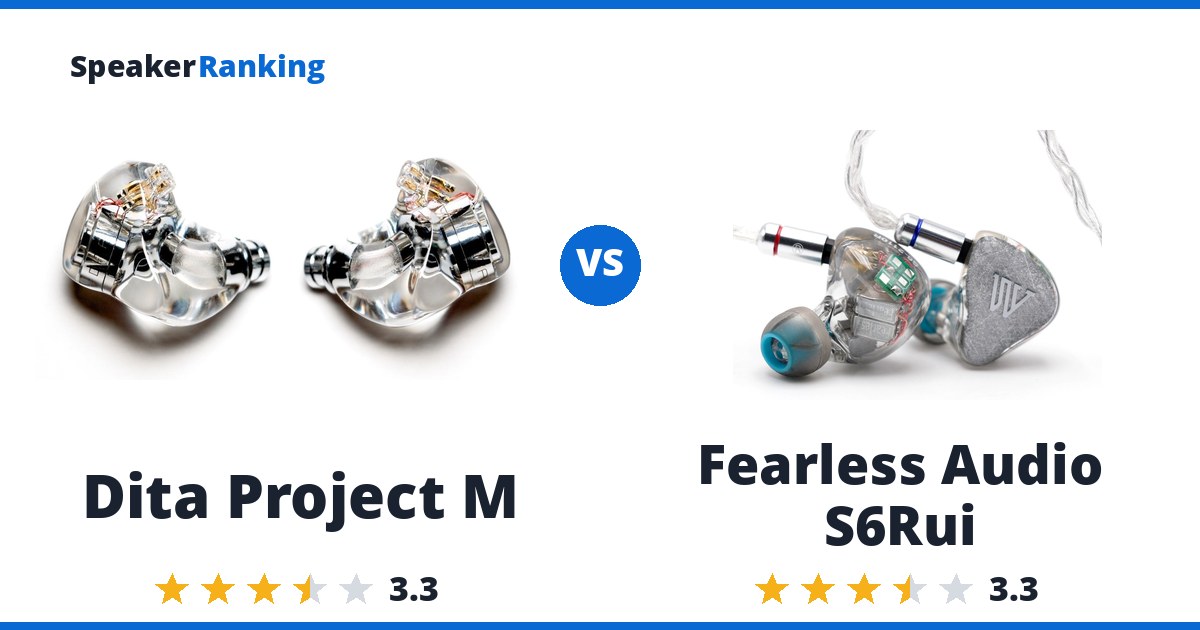 Dita Project M vs Fearless Audio S6Rui