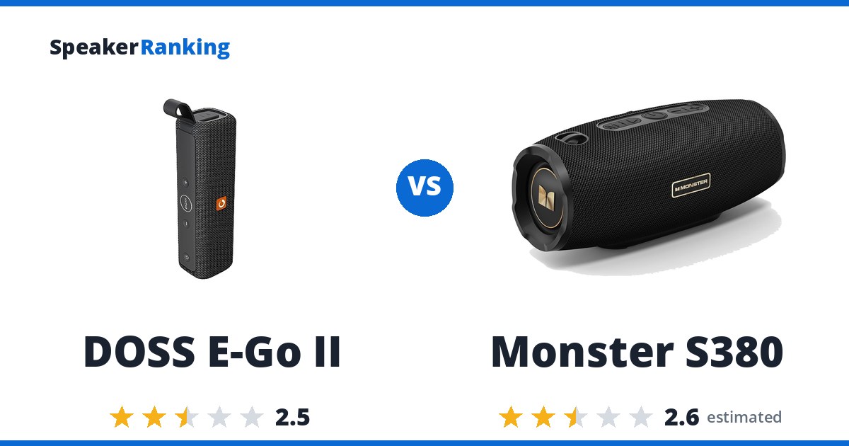 DOSS E-Go II vs Monster S380