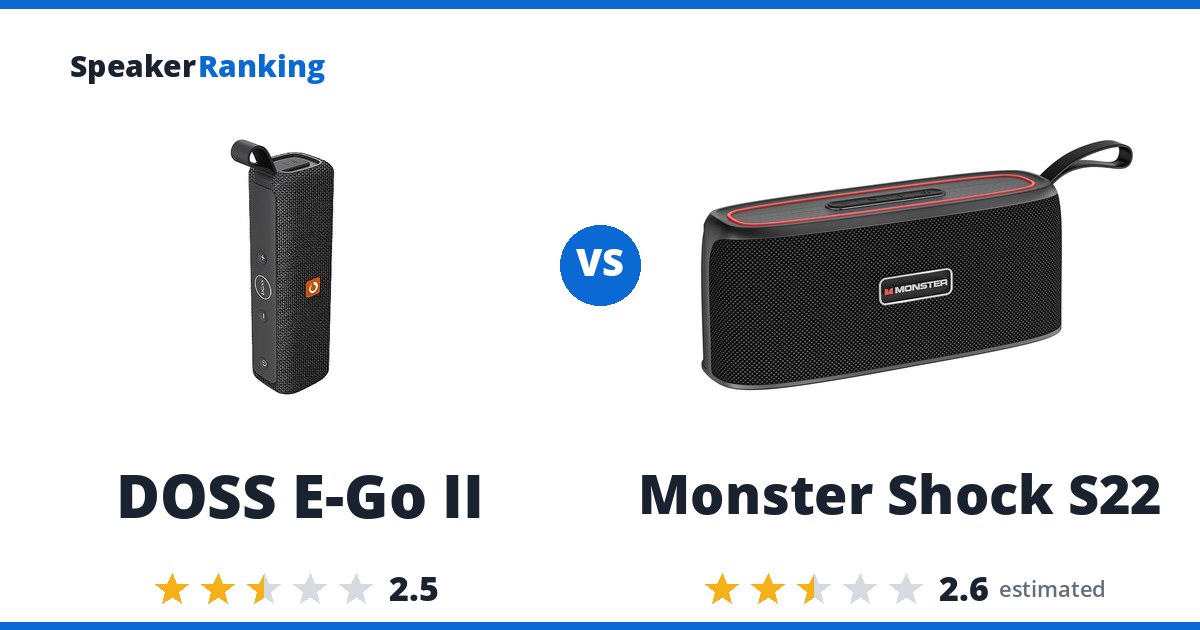 DOSS E-Go II vs Monster Shock S22
