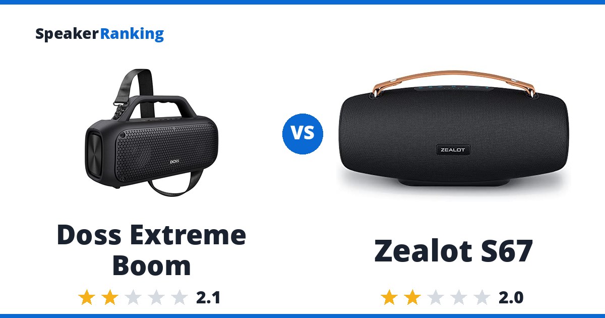 Doss Extreme Boom vs Zealot S67