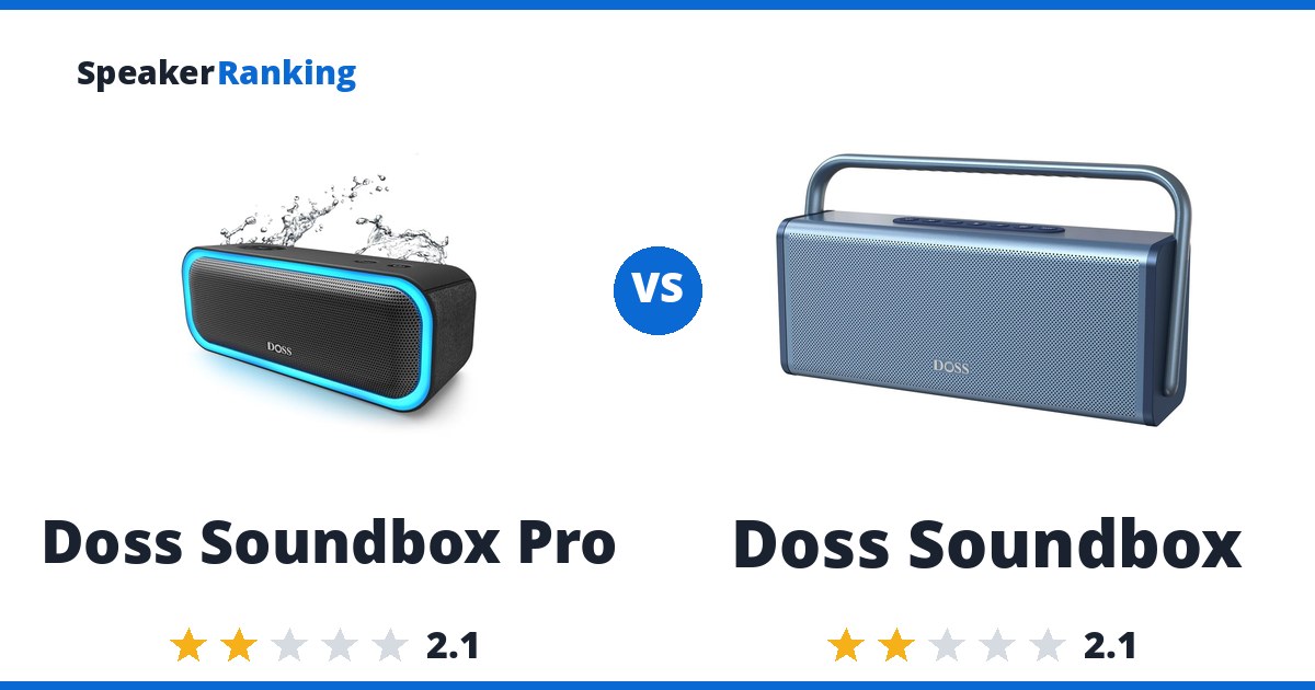 Doss Soundbox Pro vs Doss Soundbox