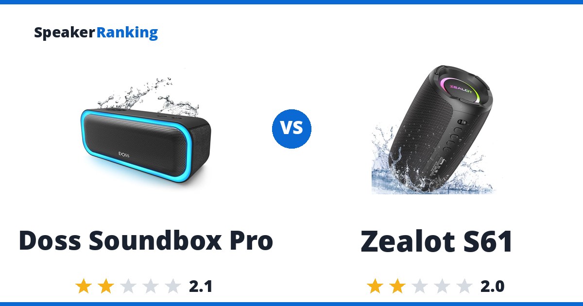 Doss Soundbox Pro vs Zealot S61