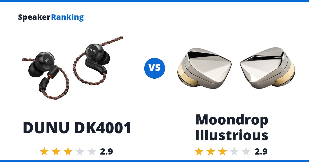 DUNU DK4001 vs Moondrop Illustrious