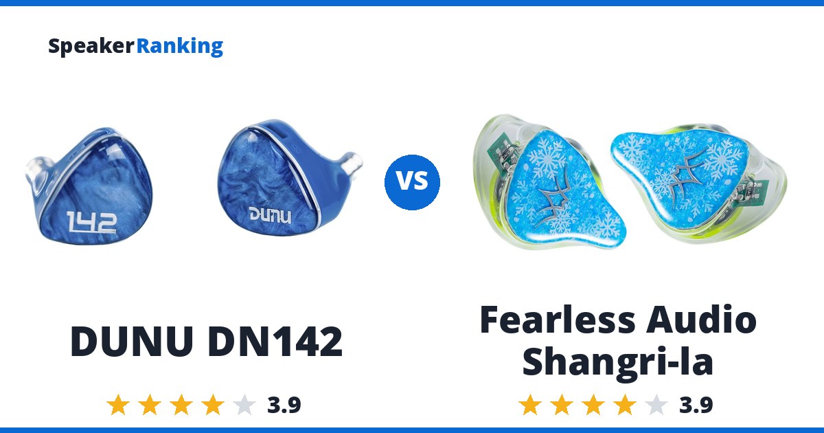DUNU DN142 vs Fearless Audio Shangri-la