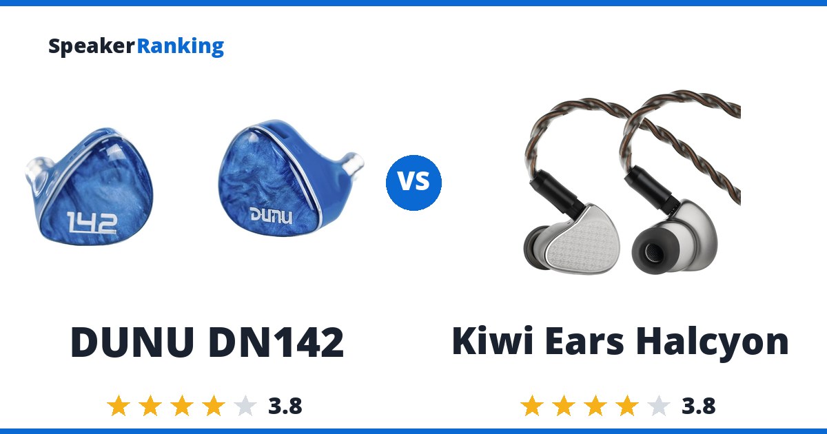 DUNU DN142 vs Kiwi Ears Halcyon
