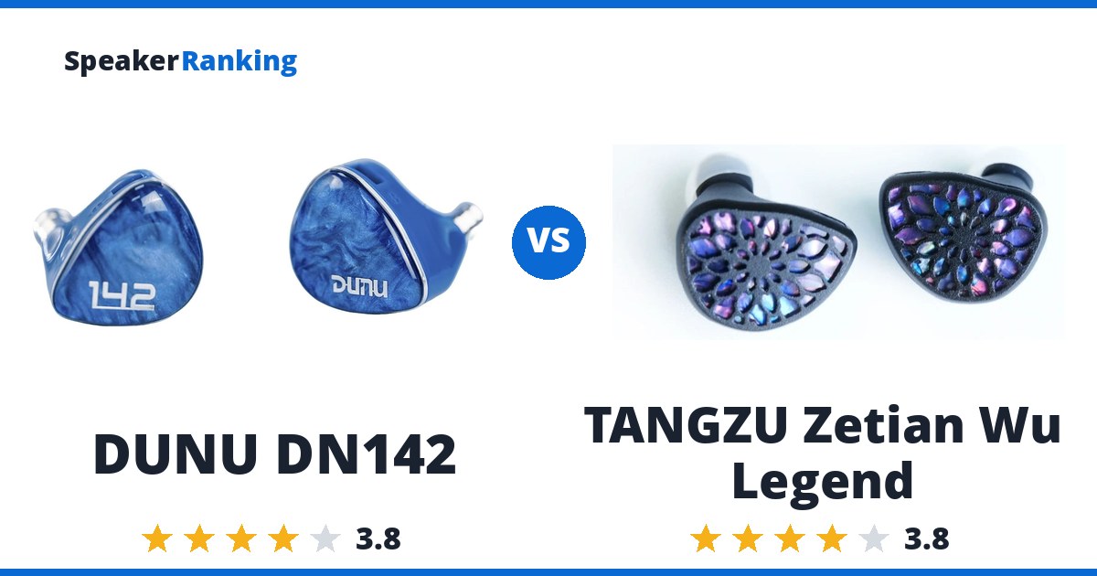 DUNU DN142 vs TANGZU Zetian Wu Legend