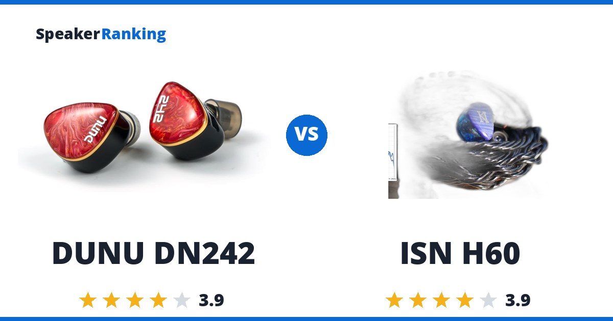 DUNU DN242 vs ISN H60