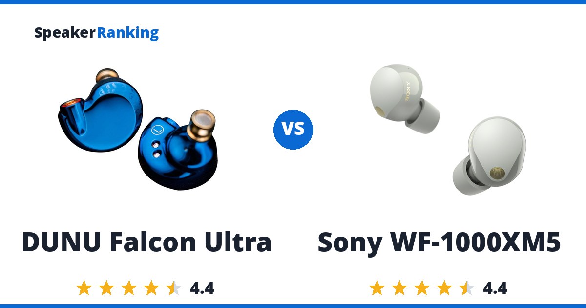 DUNU Falcon Ultra vs Sony WF-1000XM5