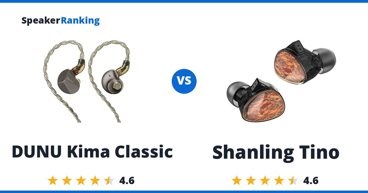 DUNU Kima Classic vs Shanling Tino