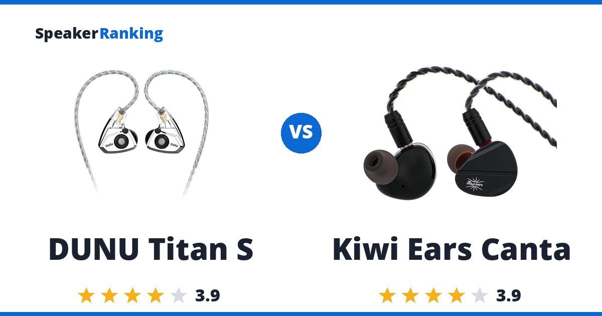 DUNU Titan S vs Kiwi Ears Canta