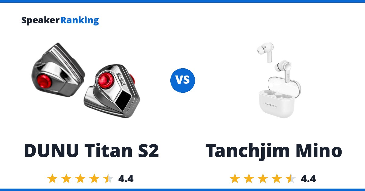 DUNU Titan S2 vs Tanchjim Mino