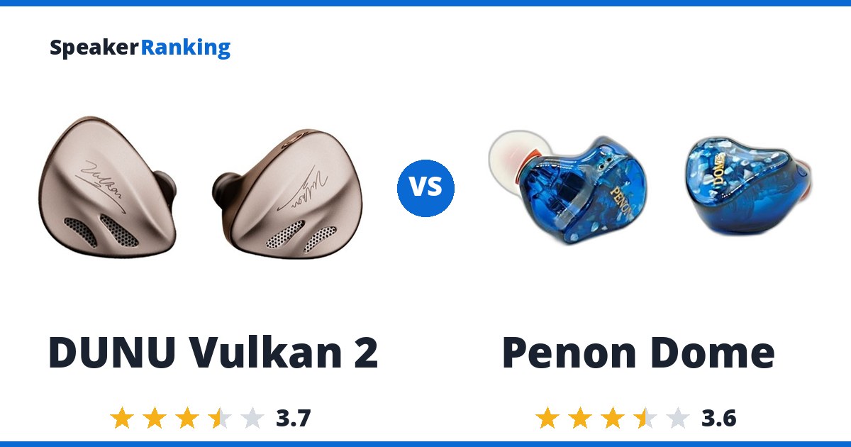 DUNU Vulkan 2 vs Penon Dome