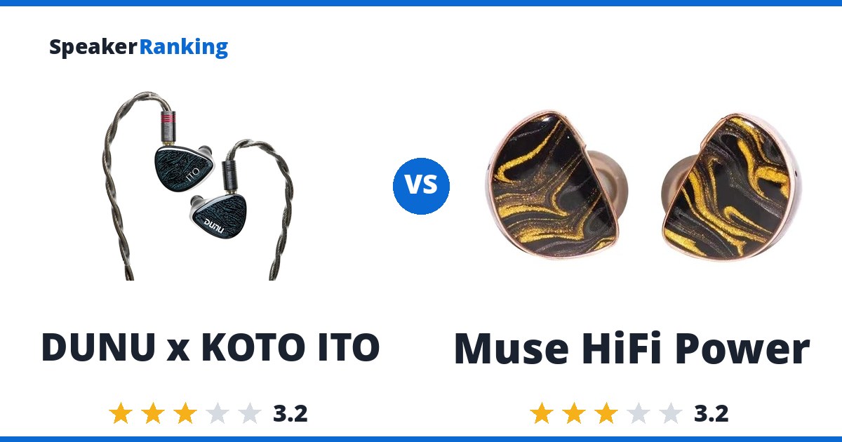 DUNU x KOTO ITO vs Muse HiFi Power