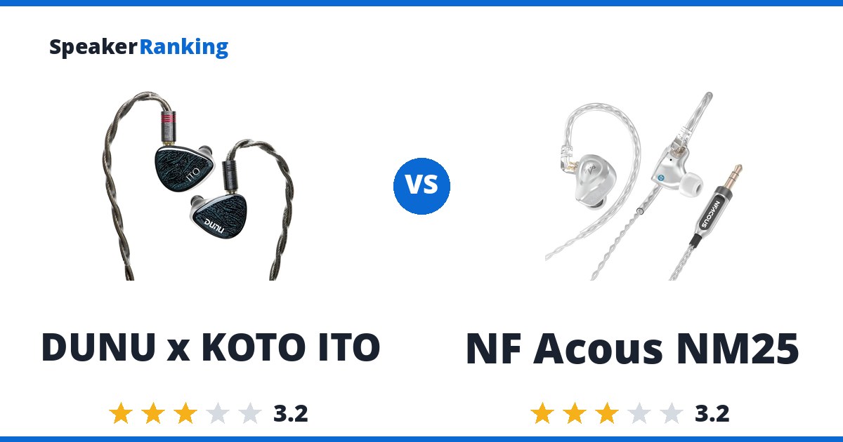 DUNU x KOTO ITO vs NF Acous NM25
