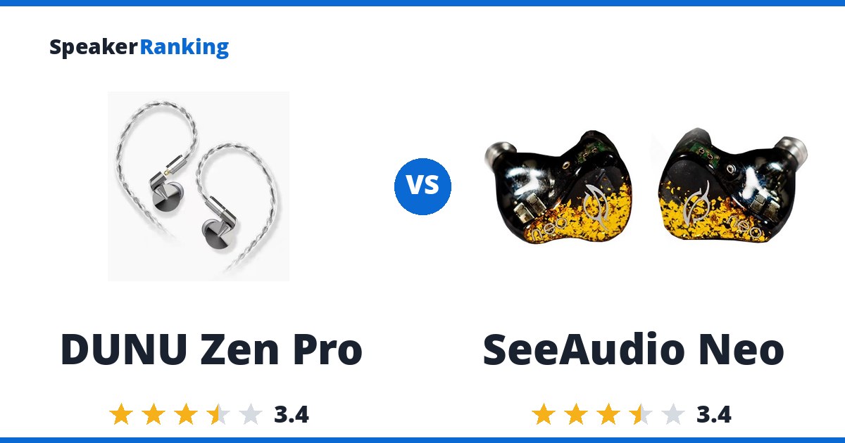 DUNU Zen Pro vs SeeAudio Neo