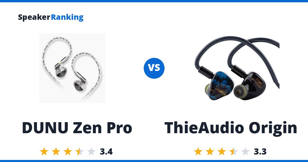 DUNU Zen Pro vs ThieAudio Origin