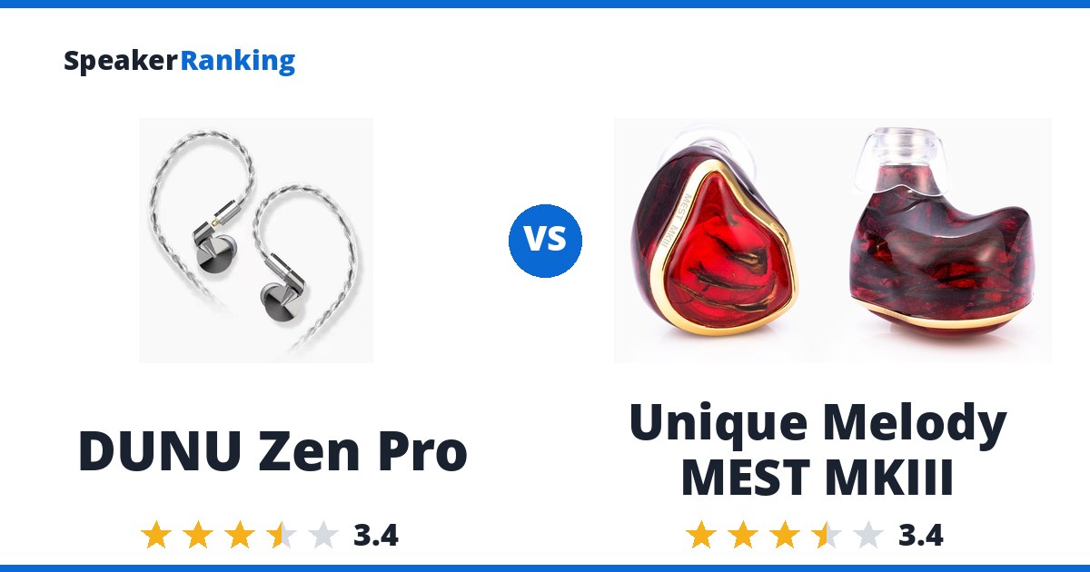 DUNU Zen Pro vs Unique Melody MEST MKIII