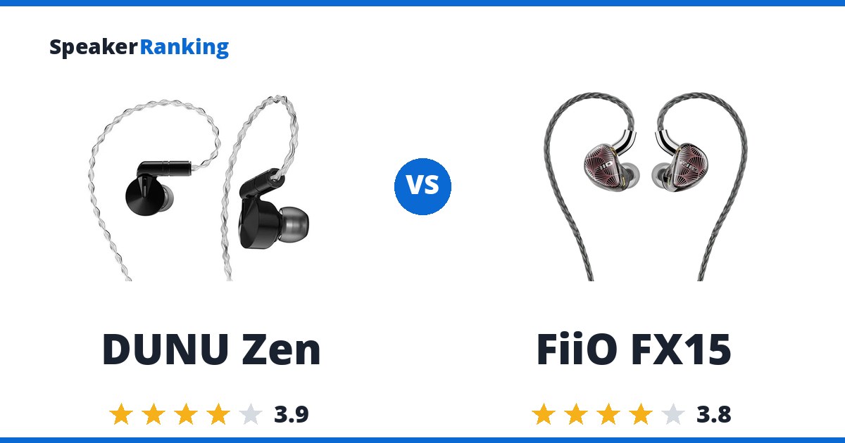 DUNU Zen vs FiiO FX15