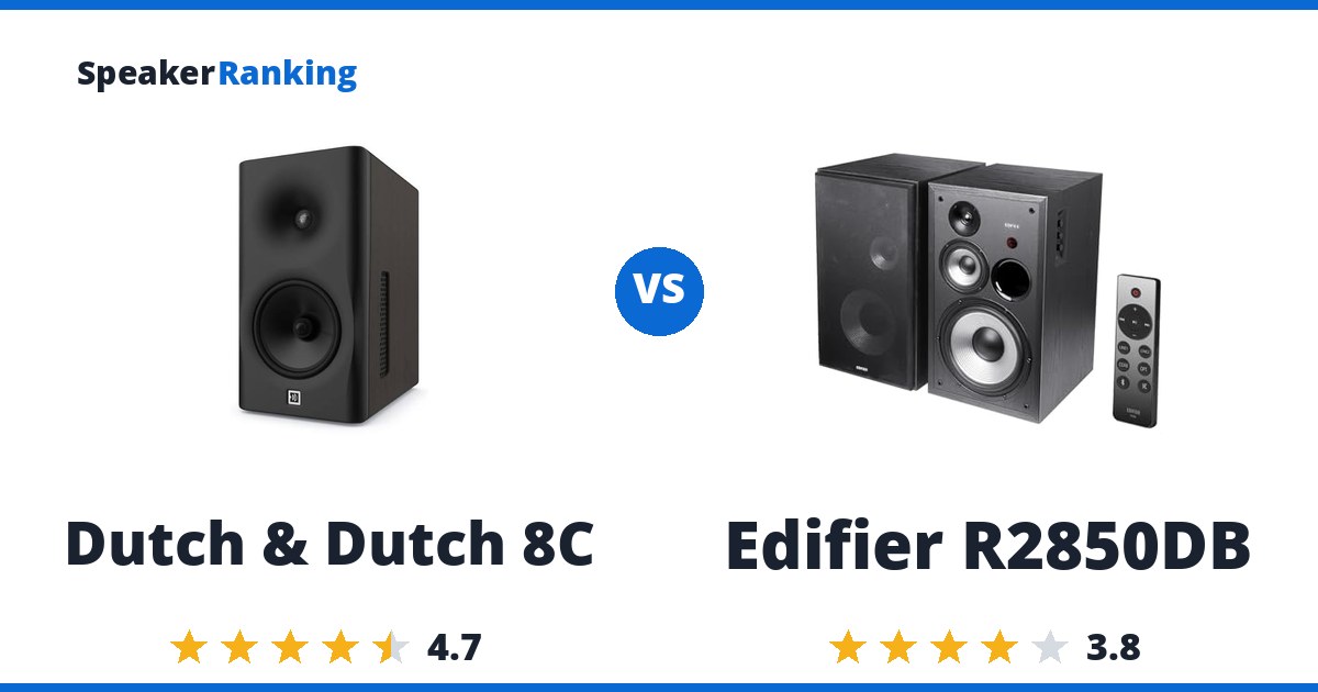 Dutch & Dutch 8C vs Edifier R2850DB