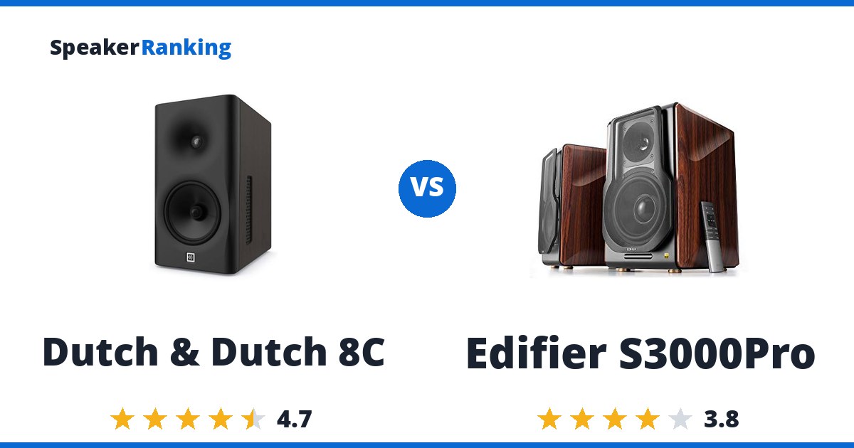 Dutch & Dutch 8C vs Edifier S3000Pro