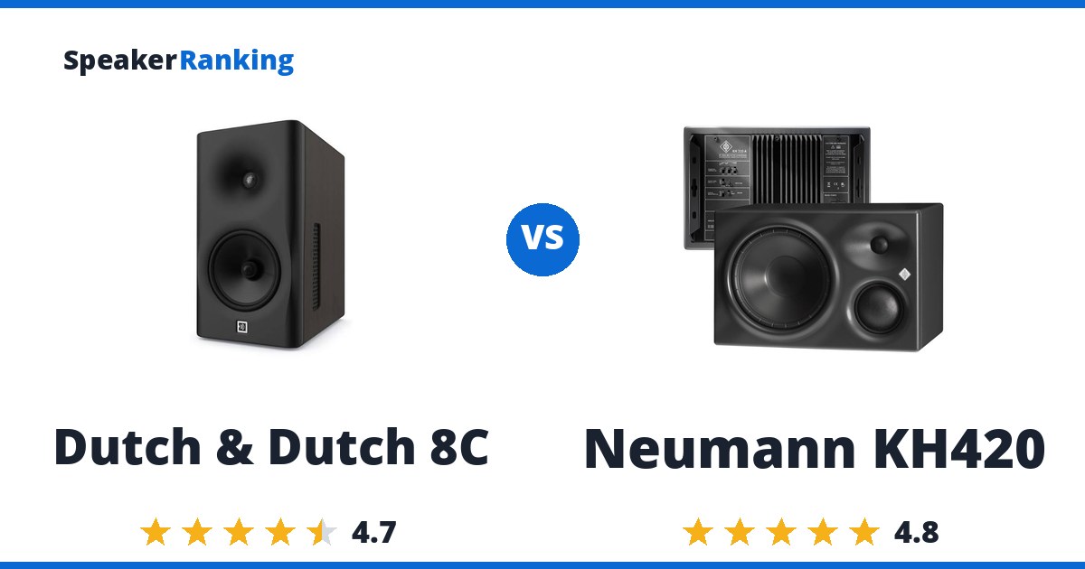 Dutch & Dutch 8C vs Neumann KH420