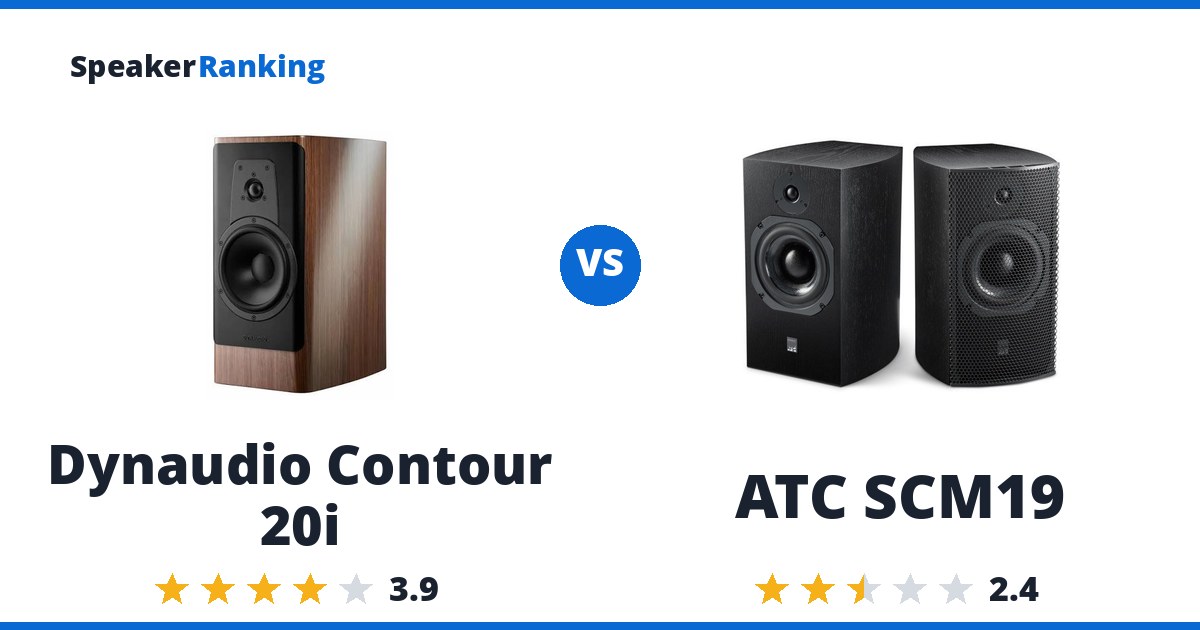 Dynaudio Contour 20i vs ATC SCM19