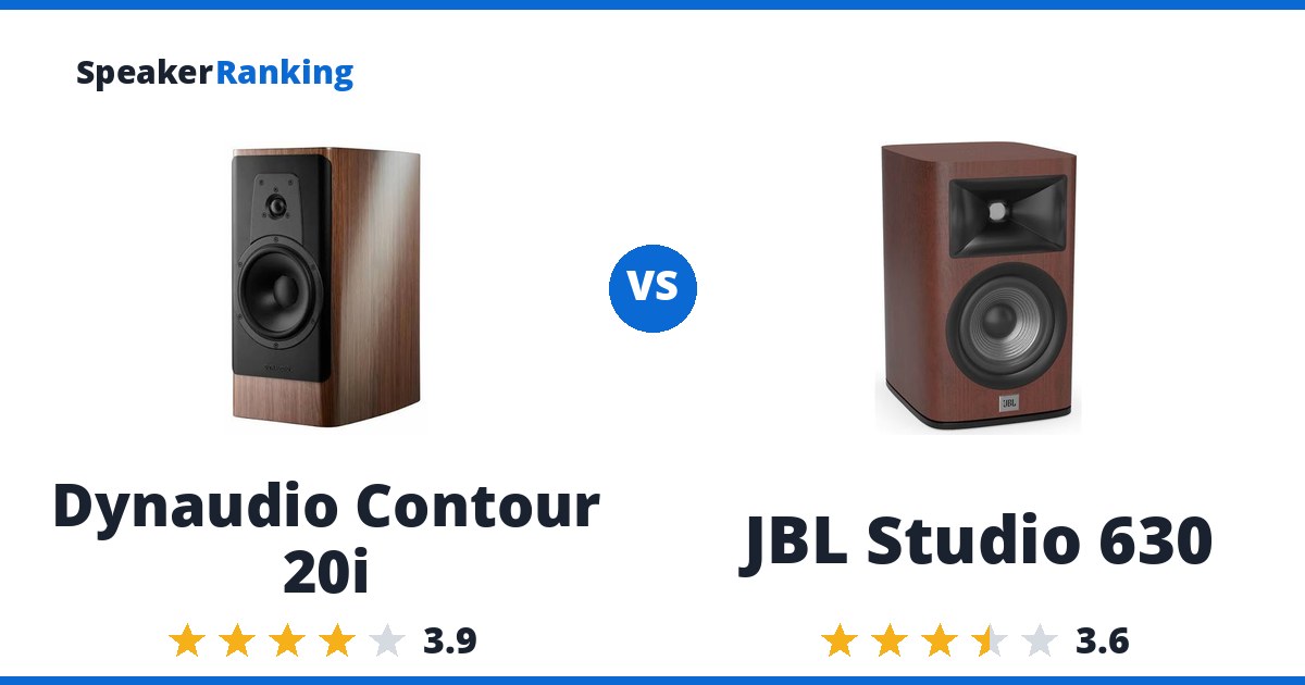 Dynaudio Contour 20i vs JBL Studio 630