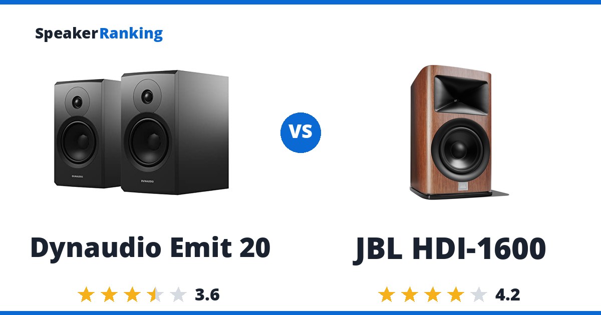Dynaudio Emit 20 vs JBL HDI-1600