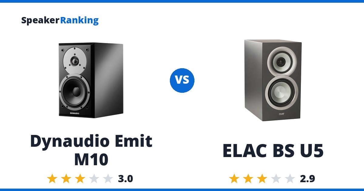 Dynaudio Emit M10 vs ELAC BS U5