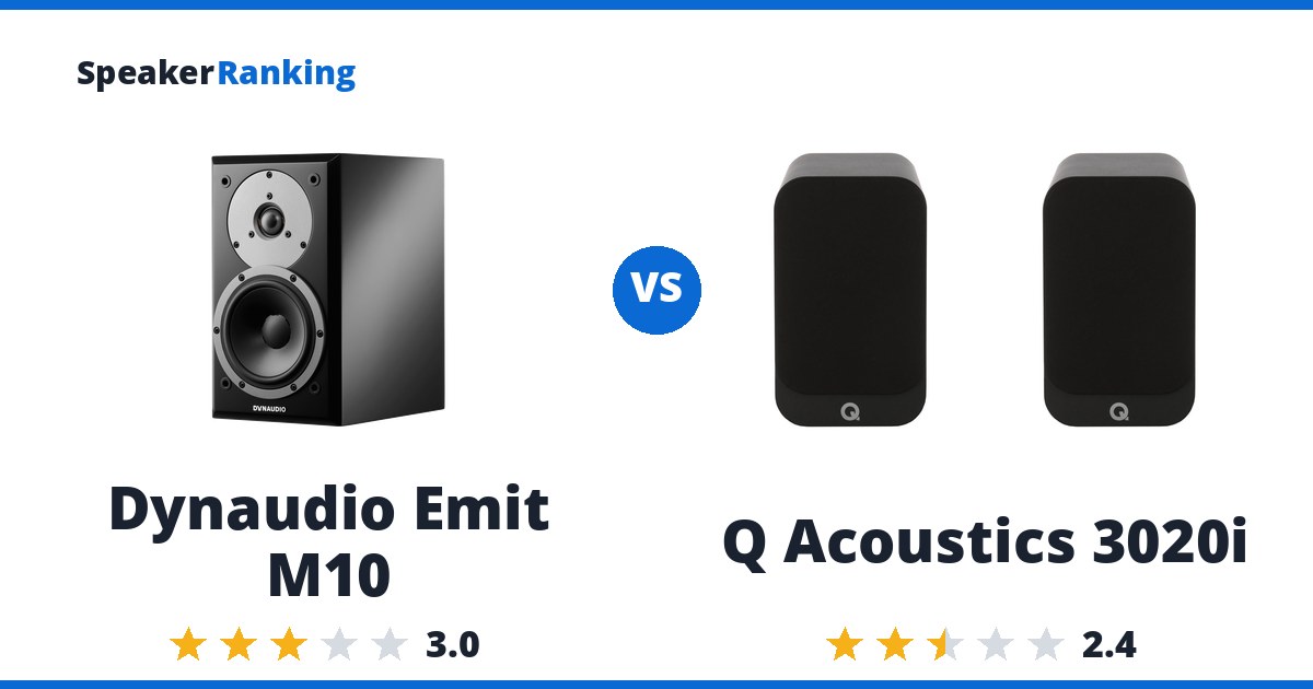 Dynaudio Emit M10 vs Q Acoustics 3020i