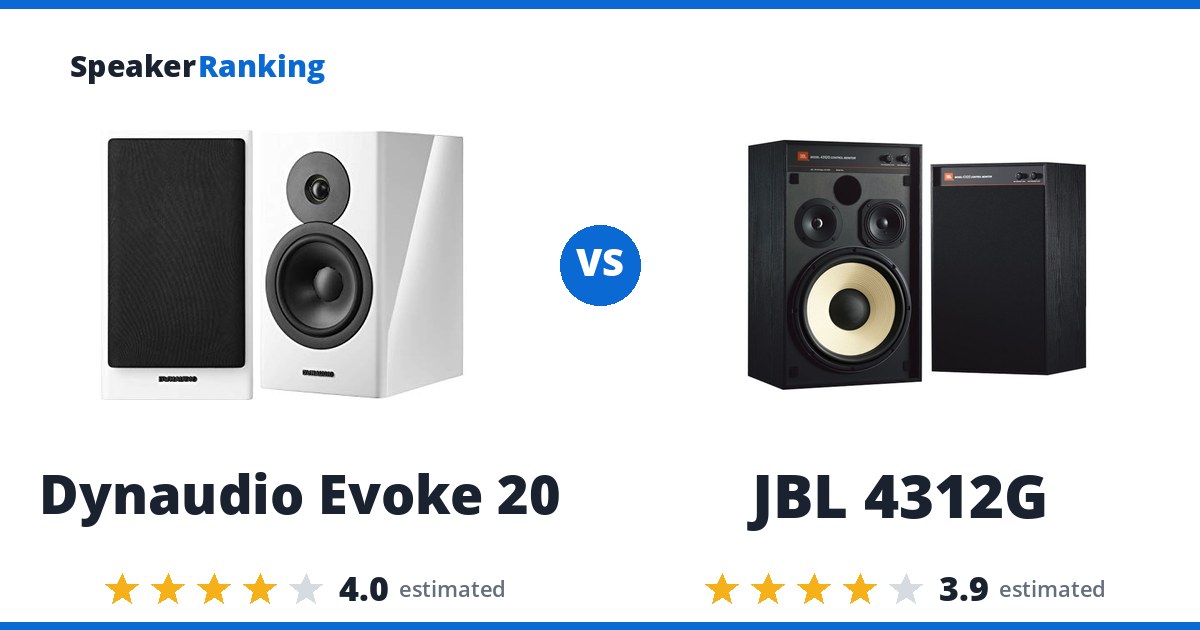 Dynaudio Evoke 20 vs JBL 4312G
