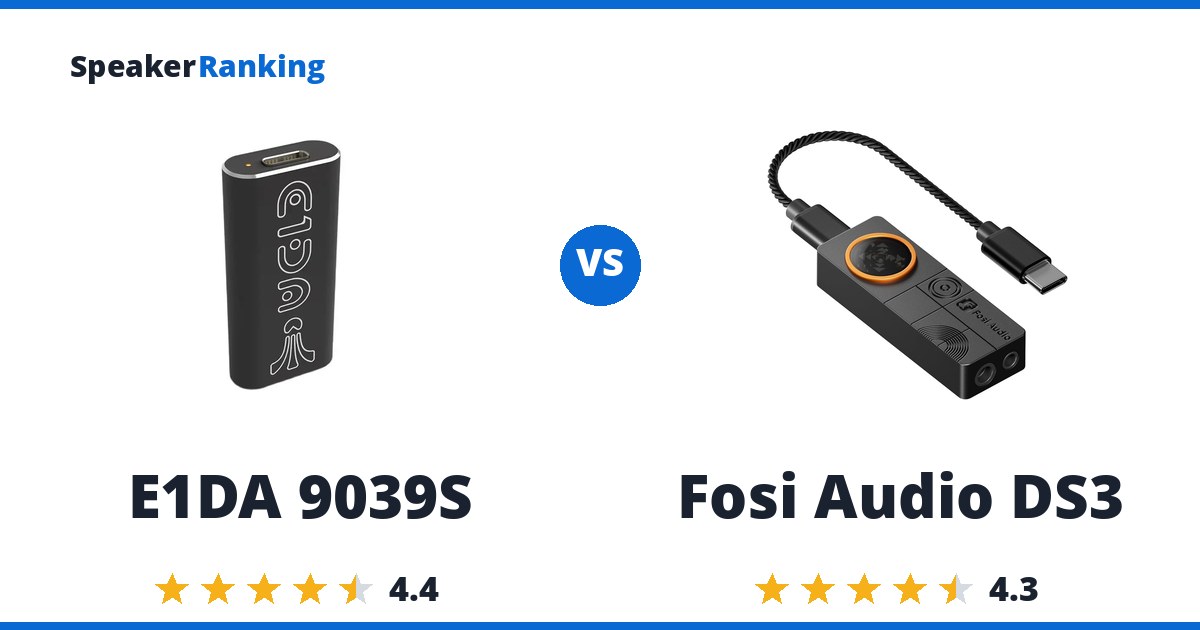 E1DA 9039S vs Fosi Audio DS3