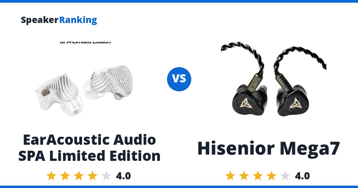 EarAcoustic Audio SPA Limited Edition vs Hisenior Mega7