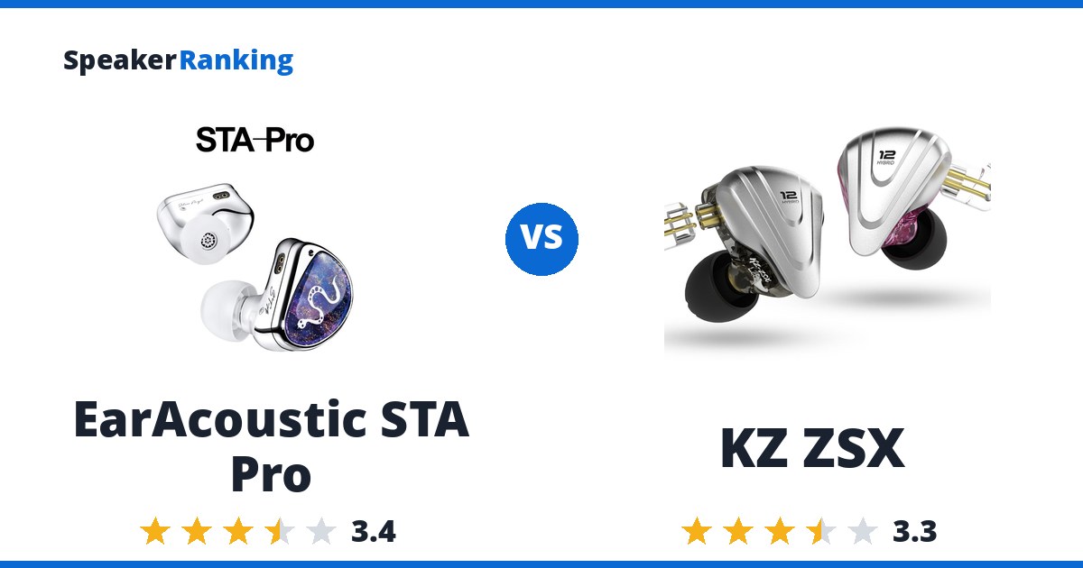 EarAcoustic STA Pro vs KZ ZSX