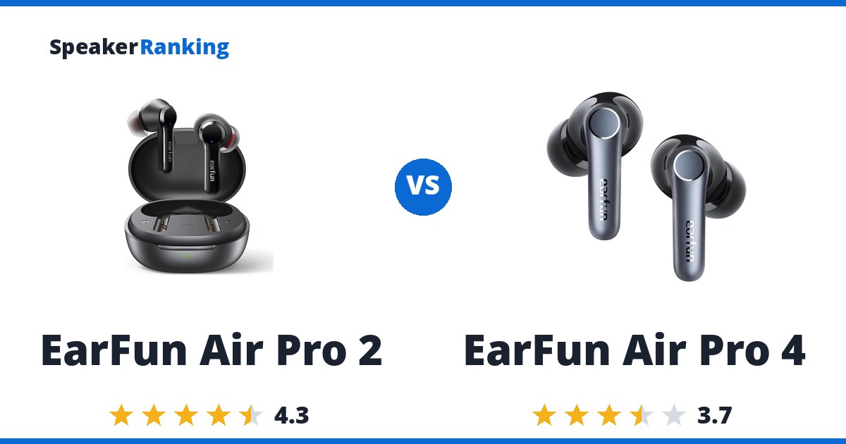 EarFun Air Pro 2 vs EarFun Air Pro 4