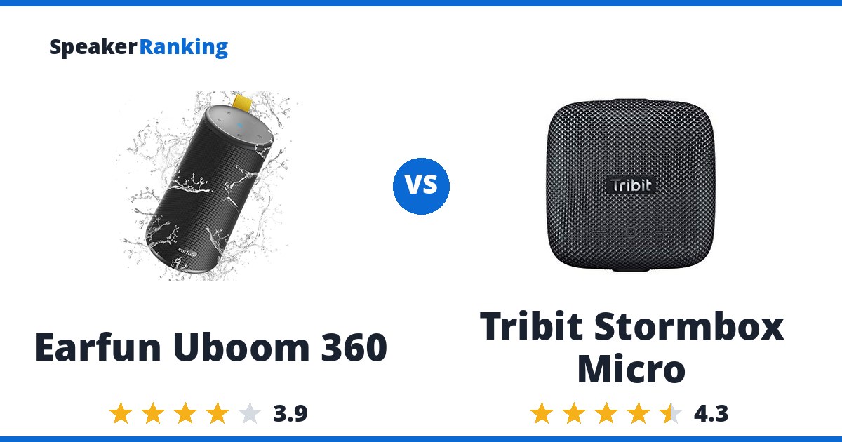 Earfun Uboom 360 vs Tribit Stormbox Micro