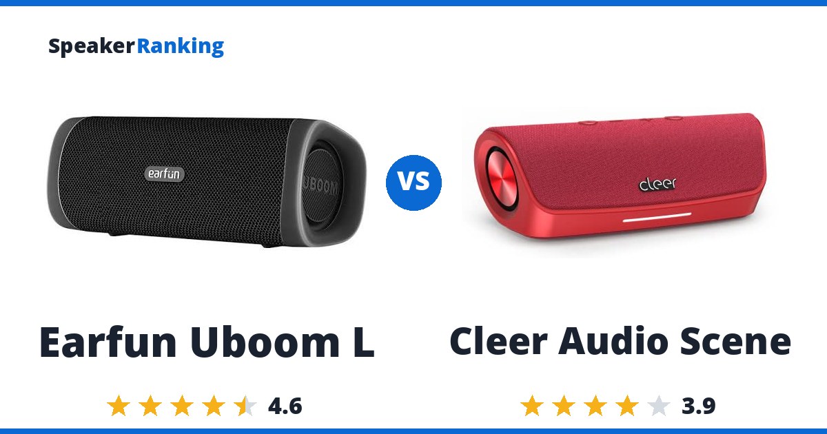 Earfun Uboom L vs Cleer Audio Scene